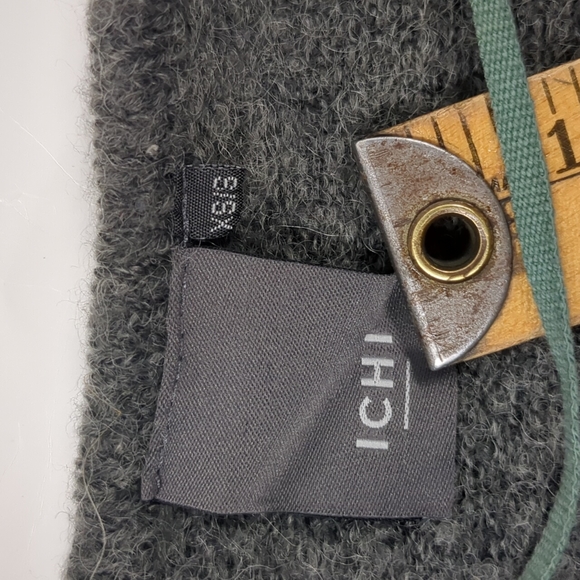 ICHI Oversized Sleeveless Open Cardigan Size XS/S - Picture 3 of 5